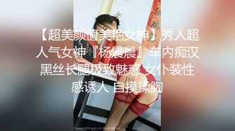 【超美颜值美艳女神】秀人超人气女神『杨晨晨』车内痴汉黑丝长腿极致魅惑 女仆装性感诱人 自摸揉胸